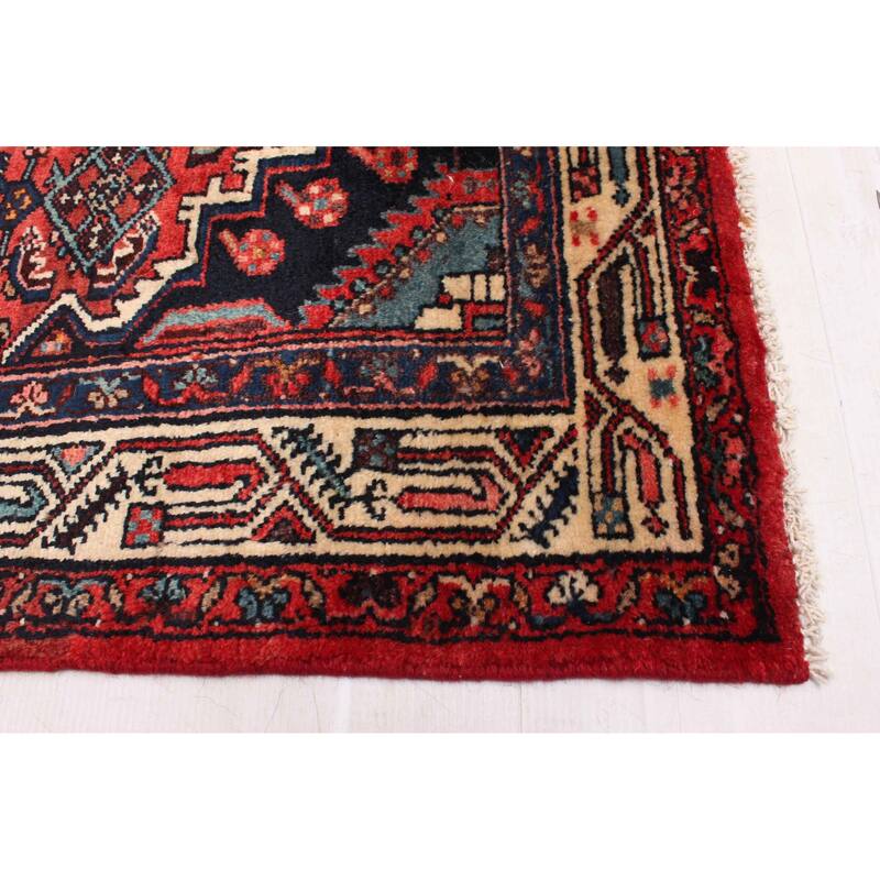 ECARPETGALLERY Hand-knotted Anadol Red Wool Rug - 3'7 x 10'11