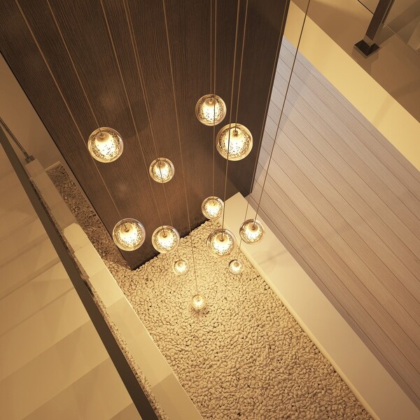 Modern crystal ball chandelier discount