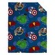 preview thumbnail 2 of 2, Marvel Avengers Fight the Foes Toddler Blanket
