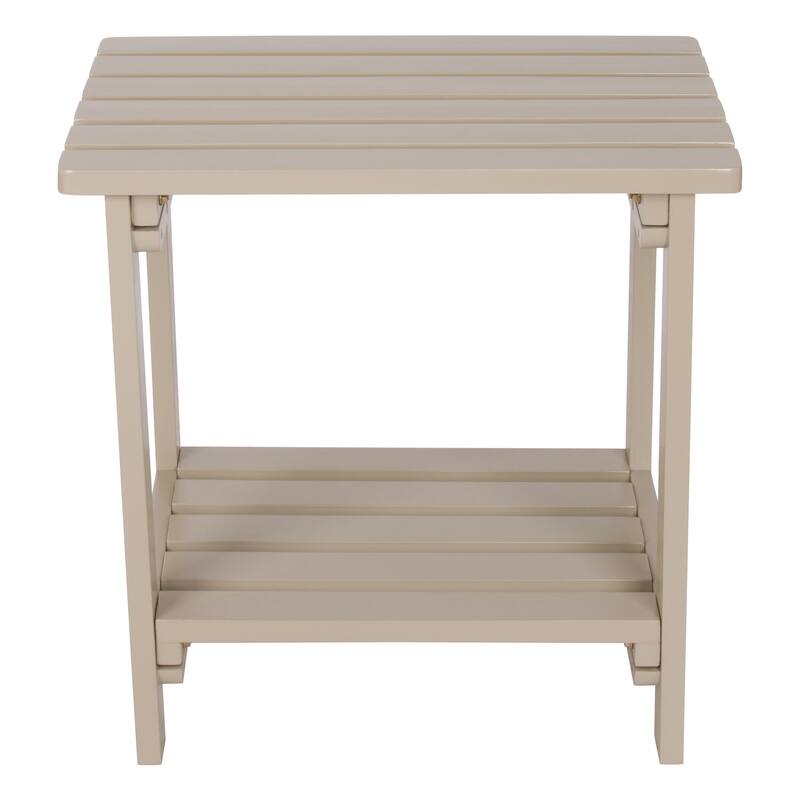 Luca 19.75" Rectangular Outdoor Patio Side Table