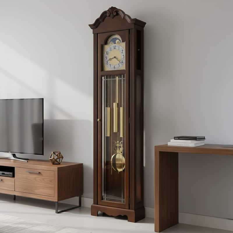 Howard Miller Nicea Floor Clock - Saratoga Cherry