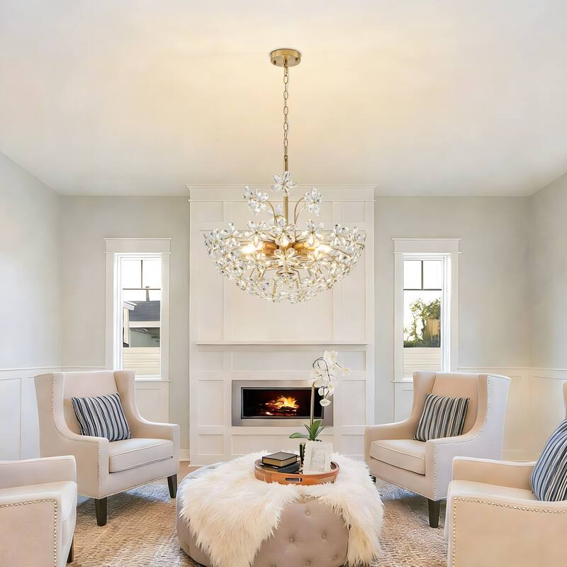 Starsky 8-Light Sputnik Unique / Statement Crystal Chandelier