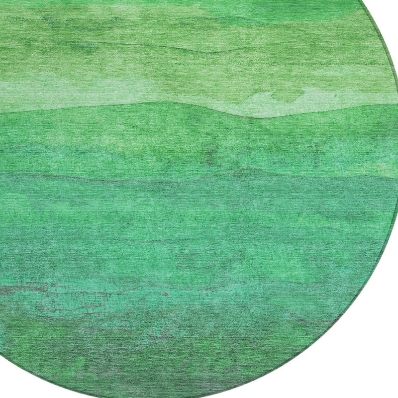 HomeRoots Abstract Modern Rectangle Outdoor Rug