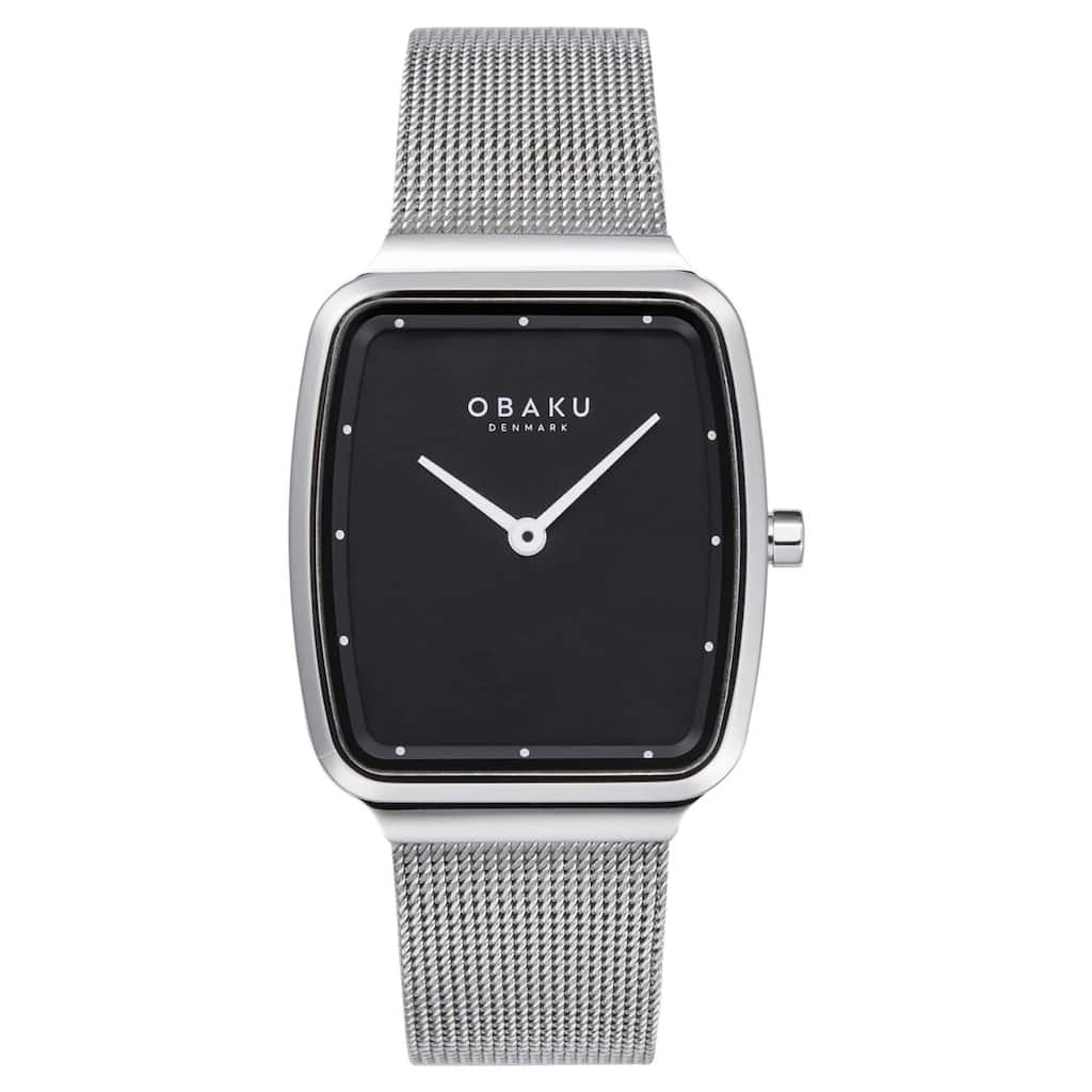 Obaku Women's Tern Lille Black Dial Watch - V267LXCBMC - 6 (36)