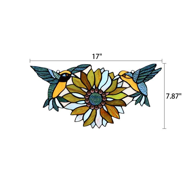 Bird Design Window Panel/ Suncatcher