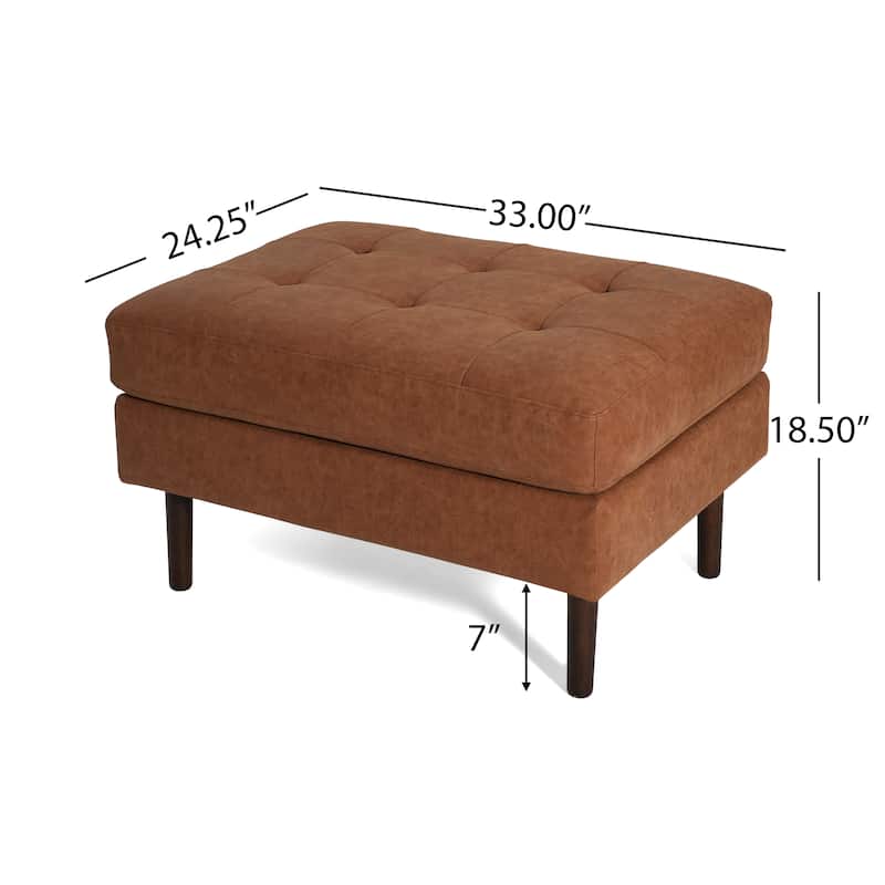 Christopher Knight Home - Elk Upholstered Tufted Ottoman