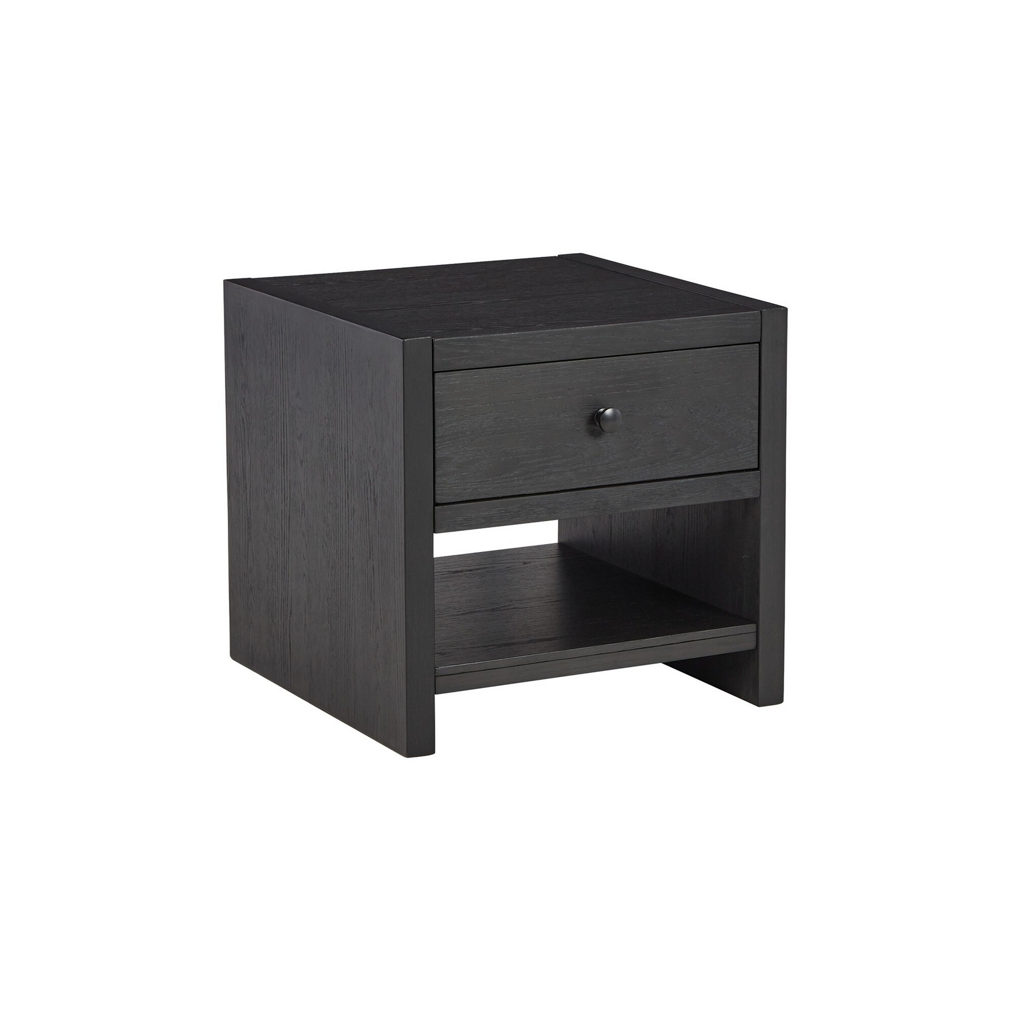 Black cheap wire nightstand