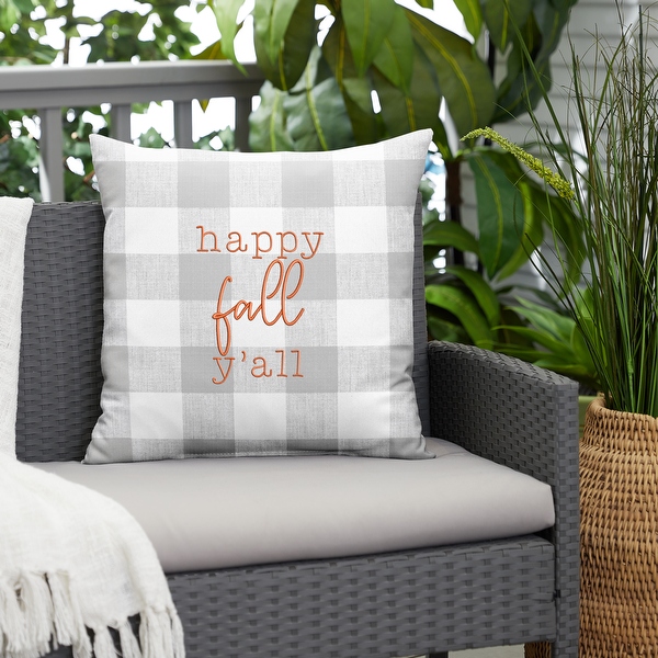Grey buffalo plaid throw pillows sales