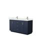 Option Dark Blue, Nickel Trim, White Quartz Top