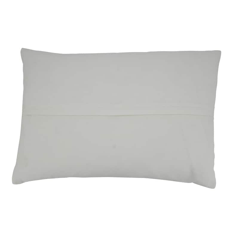 Throw Pillow With Chunky Striped Design
