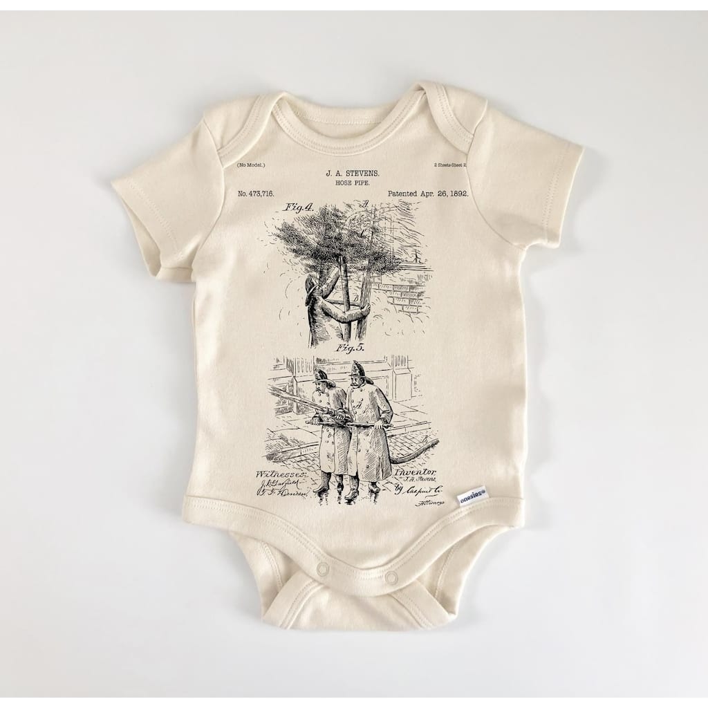 Firefighter Fireman - Baby Boy Girl Clothes Infant Bodysuit Funny Cute Newborn