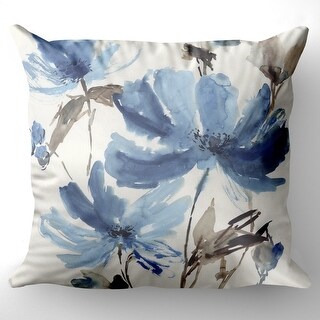 Blissful Blue - Decorative Throw Pillow