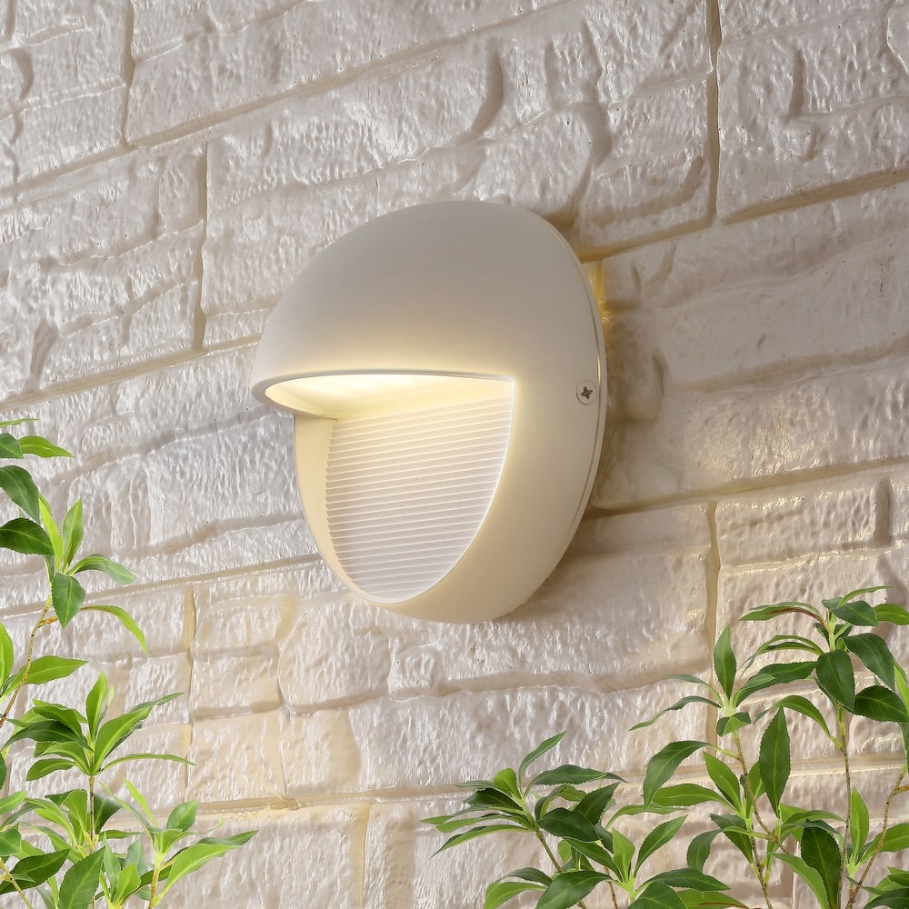 6.25" Outdoor Integrated LED Wall Sconce, by JONATHAN Y