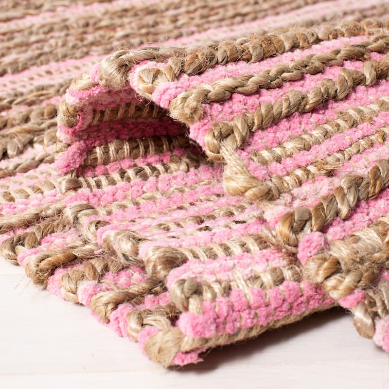 SAFAVIEH Handmade Cape Cod Nicolien Coastal Jute Rug