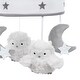preview thumbnail 10 of 8, Lambs & Ivy Luna 6-Piece Gray/White Owl Nursery Baby Crib Bedding Set w/ Mobile