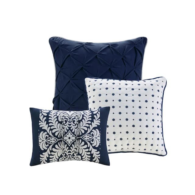 Madison Park Marcella 7 Piece Cotton Printed Comforter Set