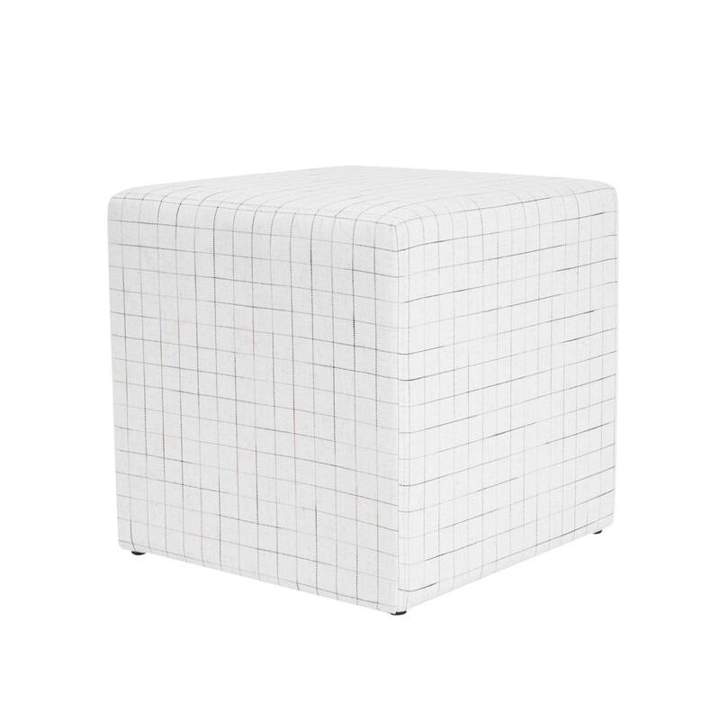 HomePop Soft Cube Ottoman