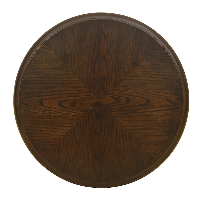 Martha Stewart Philippe Round End Table with Shelf - 20"Dia x 24"H