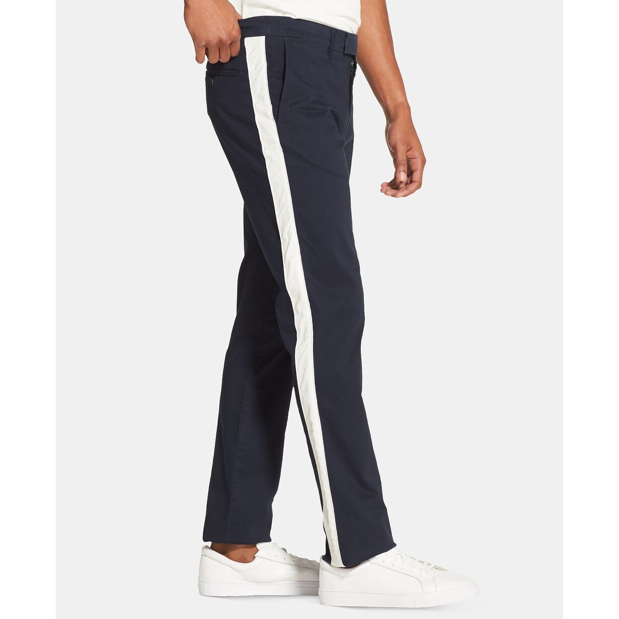 chinos with side stripe