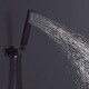 preview thumbnail 8 of 6, Lanbo Luxury Tub Shower System Wall Mounted Shower Faucet Mixer Black Shower Head Combo Set