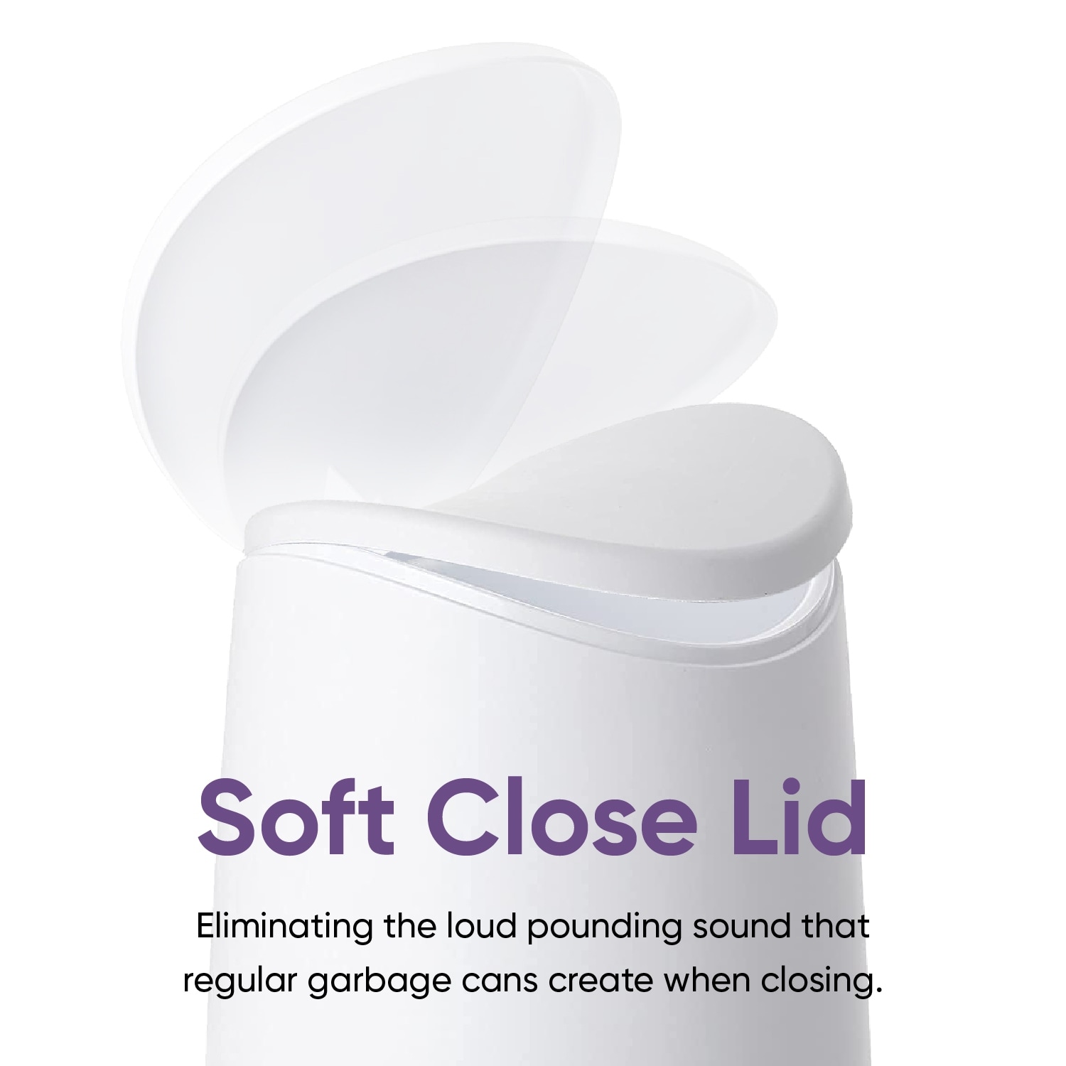 Superio Mini 3 L Step-on Trash Can with Lid - N/A-image