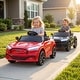 preview thumbnail 32 of 38, Gymax Licensed Ford Mach E Electric Vehicle w/Parent Control LED