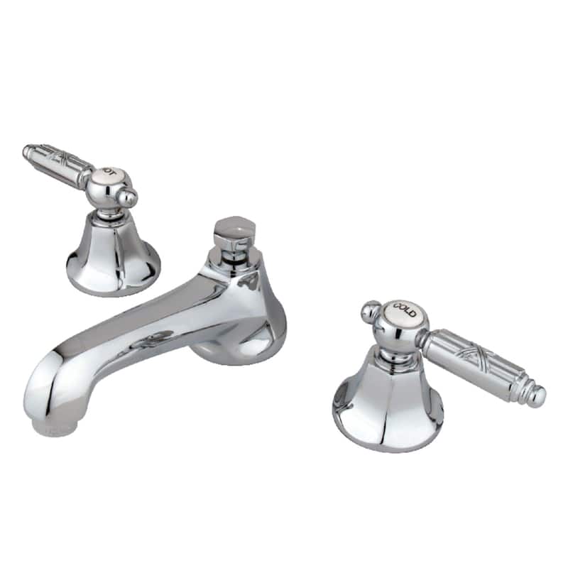 Georgian 8 in. Widespread Bathroom Faucet - Polished Chrome