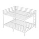 preview thumbnail 4 of 9, Metal Queen over Queen Bunk Bed for Teens and Adults,Space-Saving/Noise Reduced/No Box Spring Needed,White