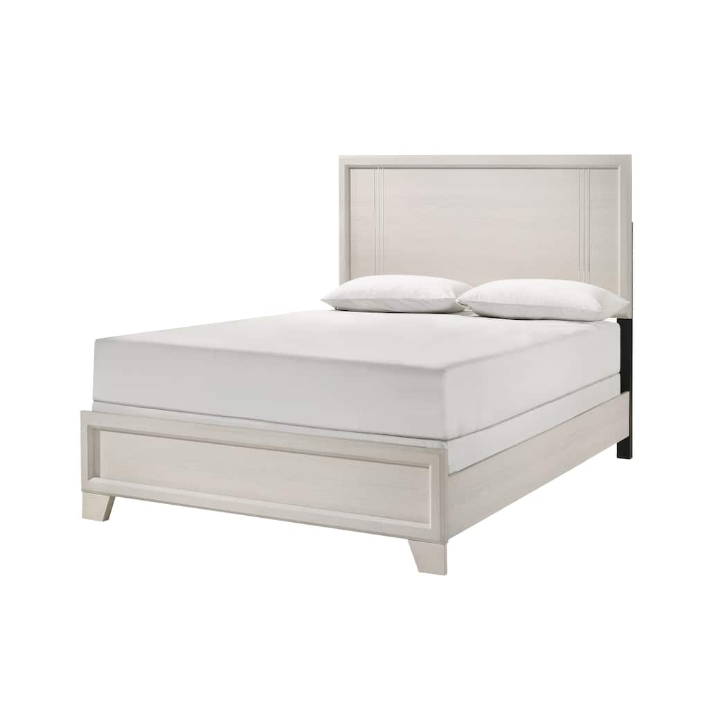 Contemporary 1pc Panel Bed Wooden Bedroom Furniture(Only Bed)