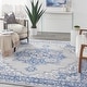 preview thumbnail 44 of 61, Nourison Whimsicle Modern Persian Floral Medallion Area Rug 8' x 10' - Grey Blue - Runner/Rectangle