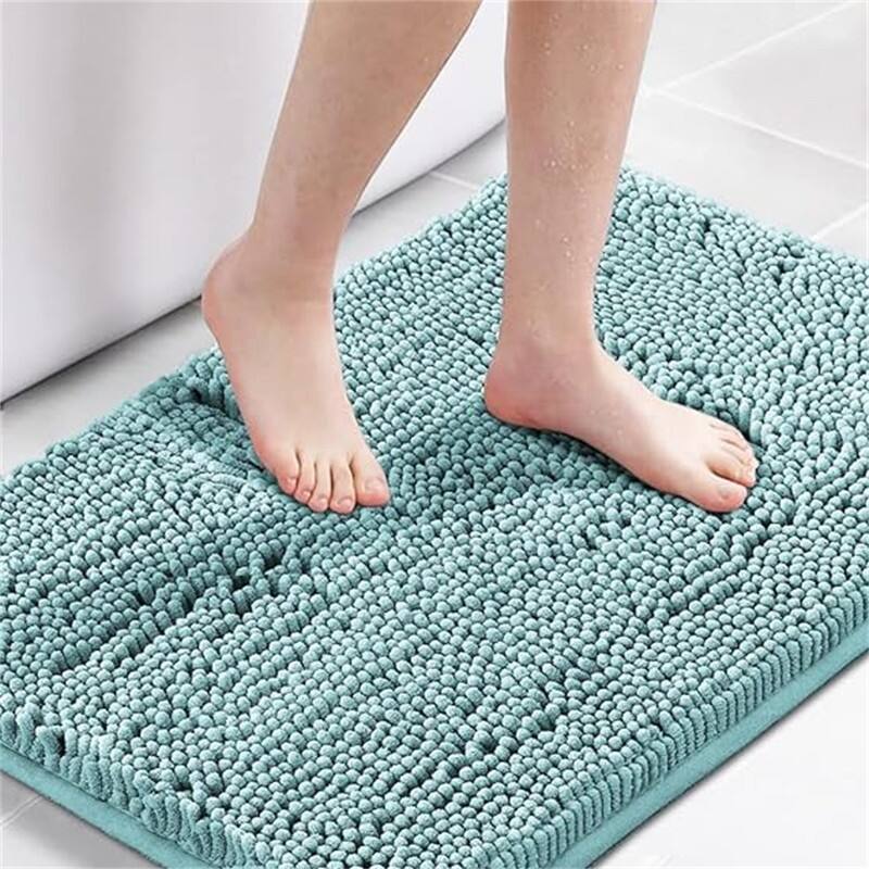 Bath Mat Bathroom Rug - Aqua Haze - 20" x 32"