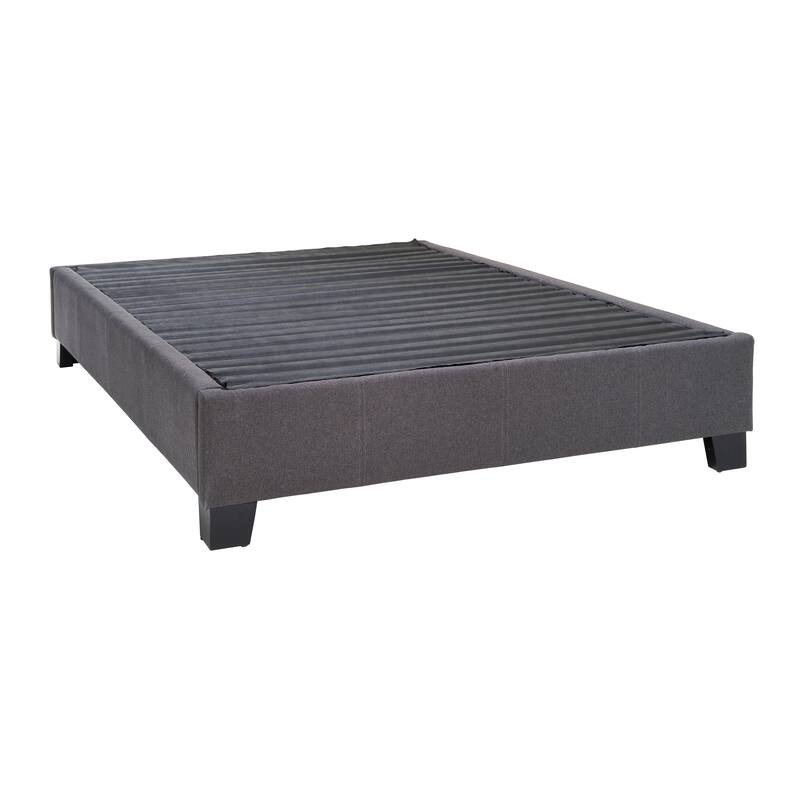 Bridgevine Home Modern Contempo Upholstered Bed Platform Base