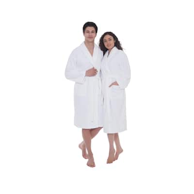 Ozan Premium Home Serene Collection 100% Turkish Cotton Unisex Terry Cloth Bathrobe