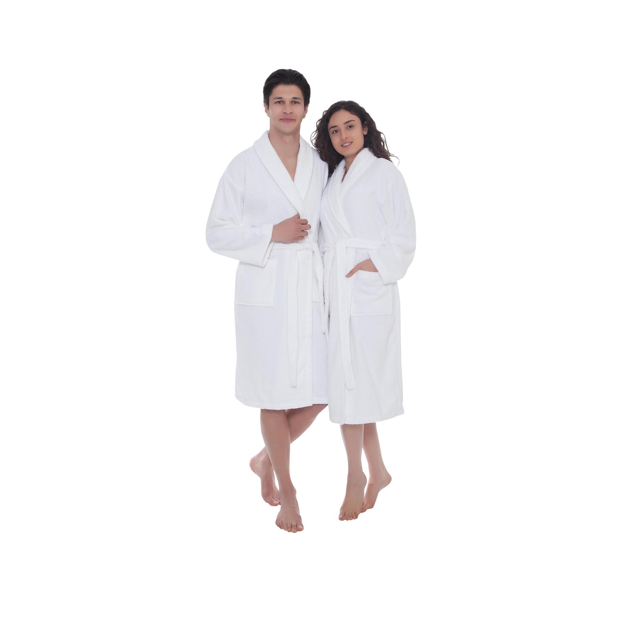 Ozan Premium Home Serene Collection 100% Turkish Cotton Unisex Terry Cloth Bathrobe