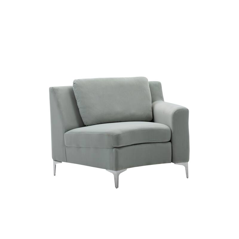 136'' Velvet sofa Sectional U Shaped 4 Seater Symmetrical Modular Curve Sofas