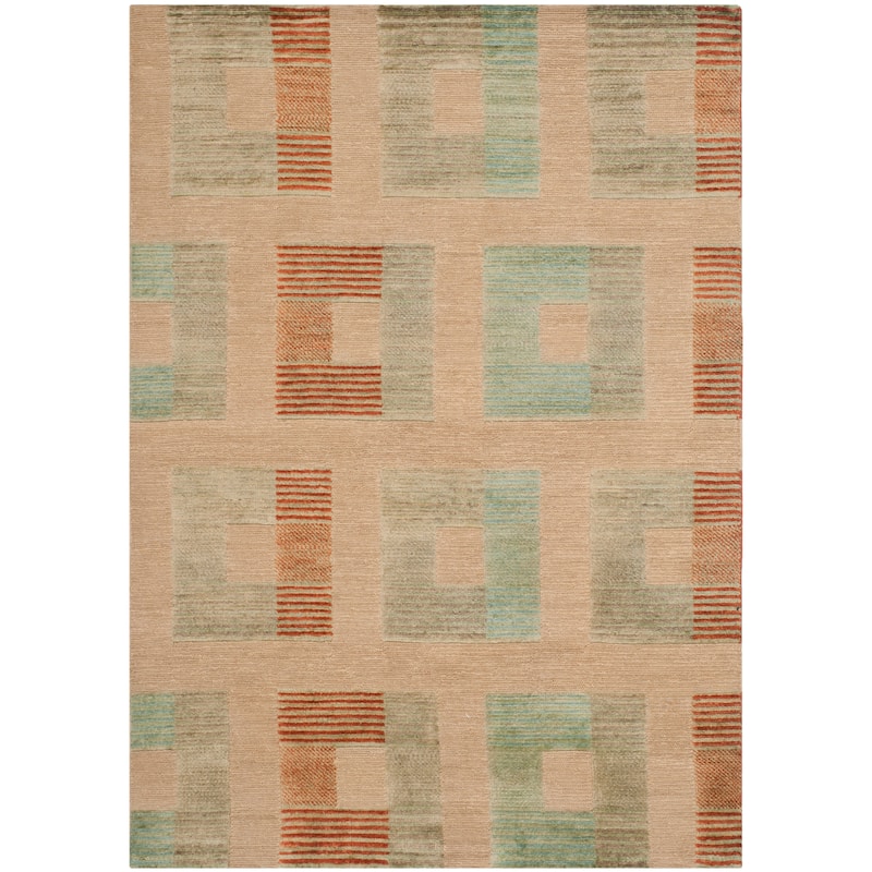 SAFAVIEH Hand-knotted Santa Fe Wivi Modern Wool Rug