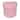 Pink Heart Shap Upholstered Teddy Storage Ottoman Seat for Kids Room