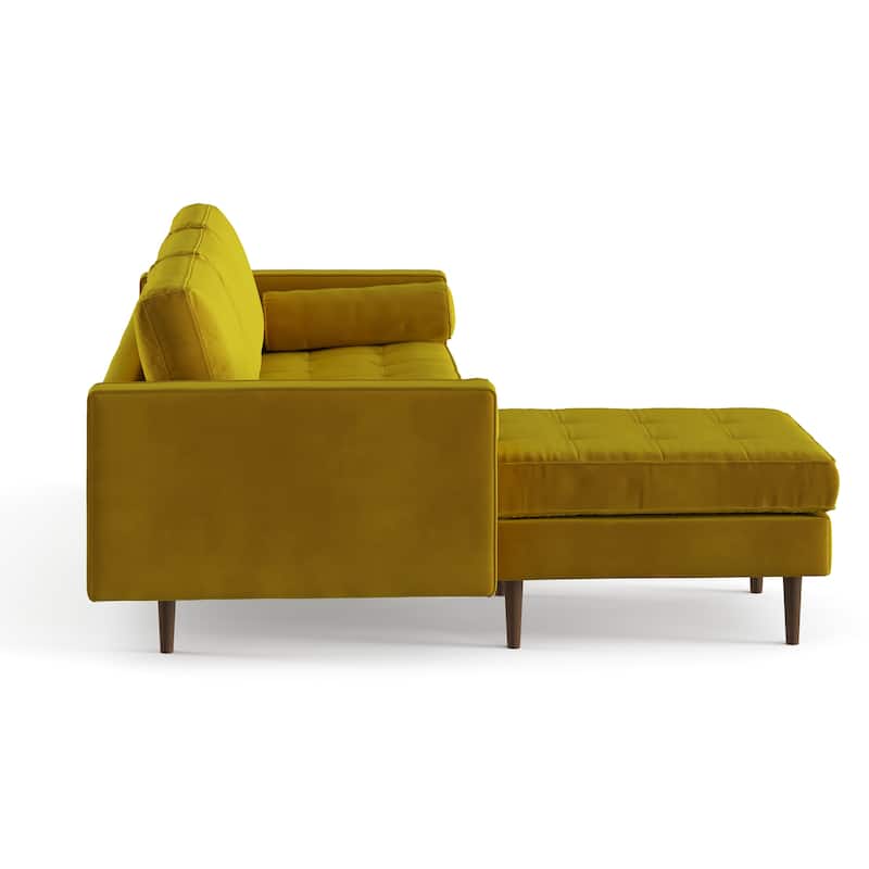 Bloomfield Performance Velvet Reversible Sectional