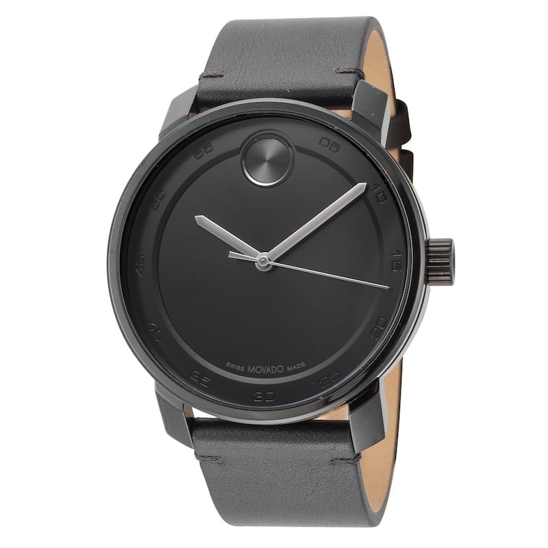 Movado Men's Bold 41mm Quartz Watch 3600918 - Black - N/A
