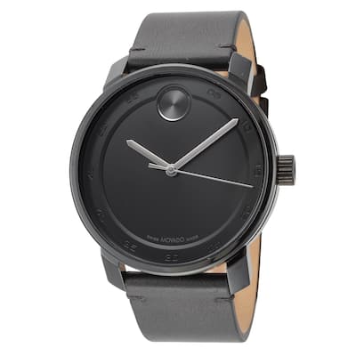 Movado Men's Bold 41mm Quartz Watch 3600918 - Black - N/A