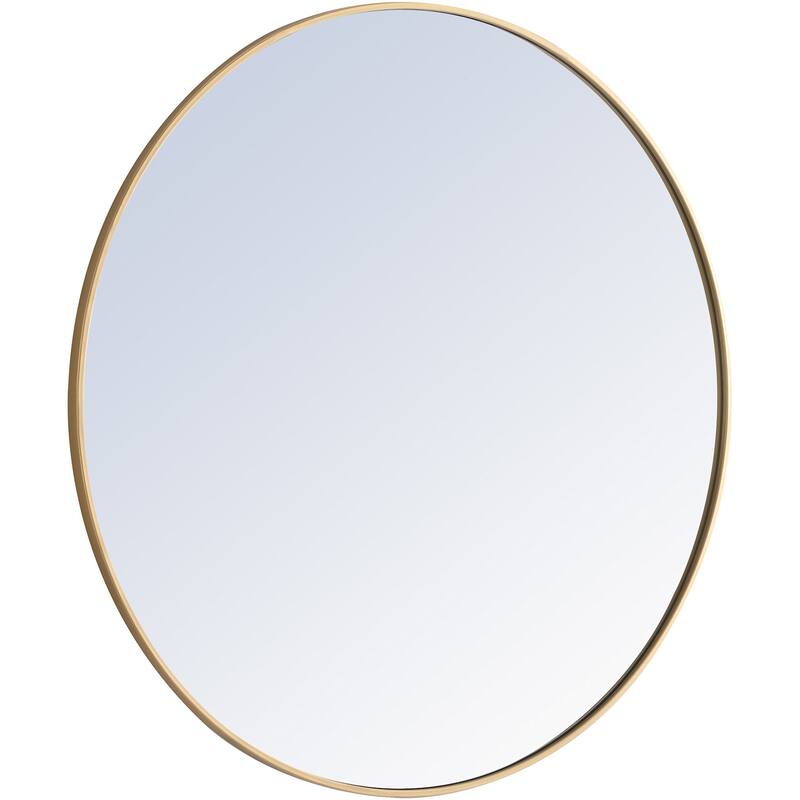 Elegant Lighting Eternity 42" Diameter Circular Beveled Metal Framed