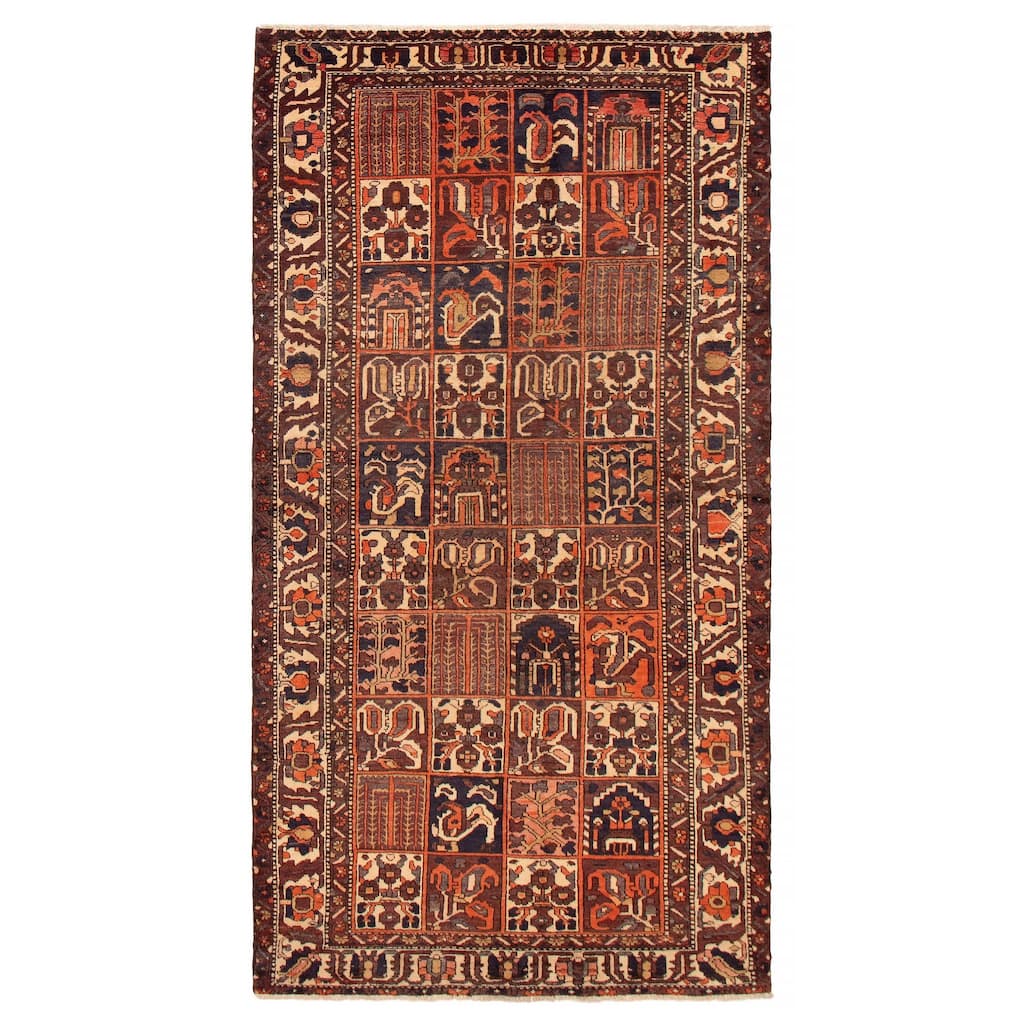 ECARPETGALLERY Hand-knotted Kayseri Vintage Red Wool Rug - 5'2 x 9'8