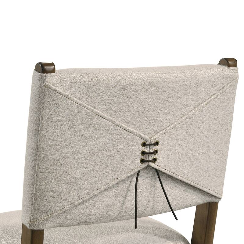 Crispin Brown Upholstered Counter Side Chair (Set of 2)