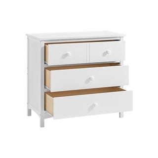 Montauk RTA 3 Drawer Dresser Barn White