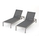 preview thumbnail 12 of 23, Cape Coral Mesh Chaise Lounges (Set of 2) by Christopher Knight Home