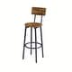 preview thumbnail 37 of 37, New Style Bar Table Set with Bar Stools PU Soft Seat with Backrest and Footrest ,1 Wooden Table(Set of 3 or Set of 5)