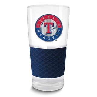 MLB Texas Rangers Score 22 Oz. Pint Glass with Silicone Grip - Bed Bath ...