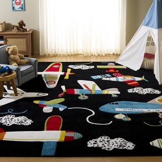 SAFAVIEH Carousel Kids Mindra Airplane Rug
