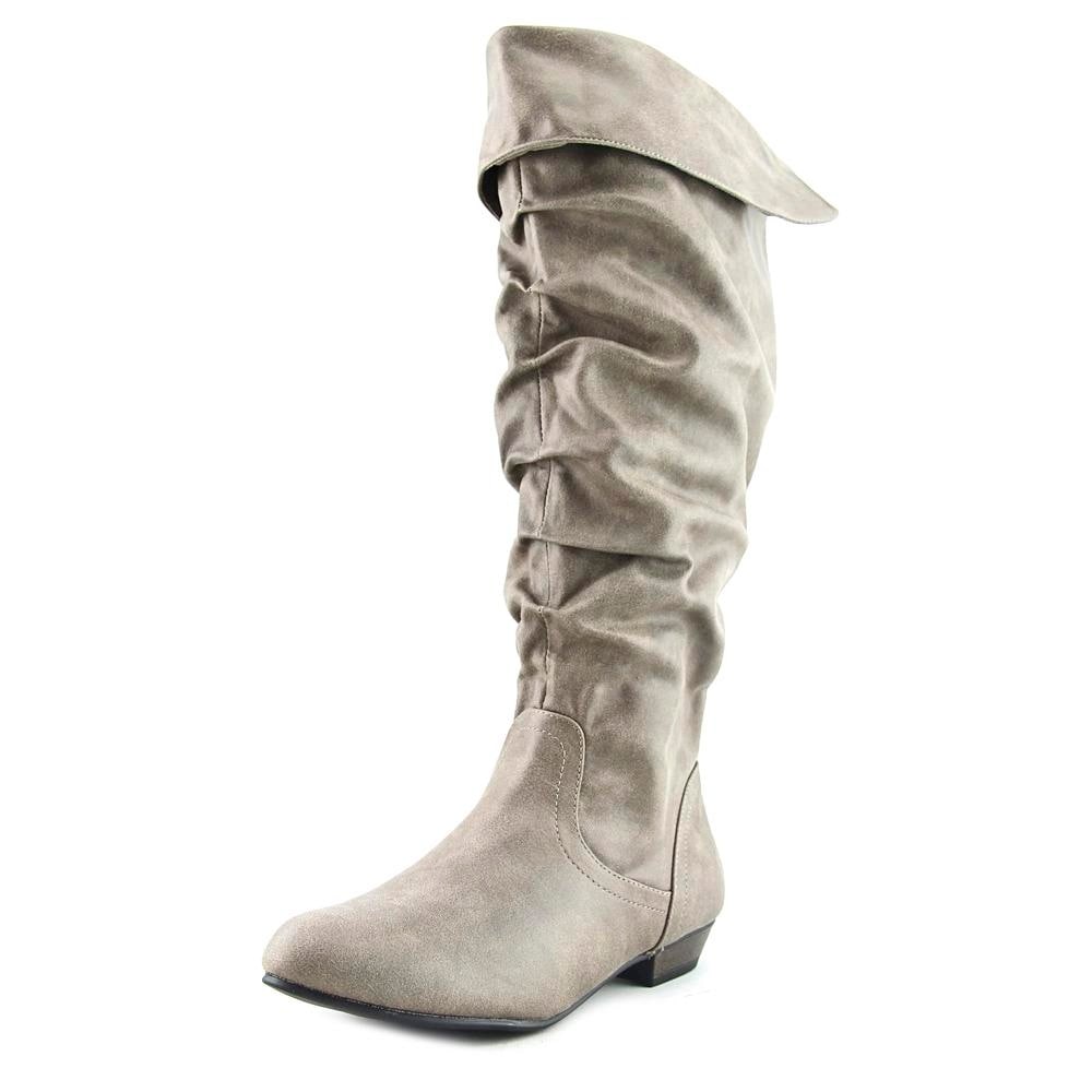 womens wide calf slouch boots