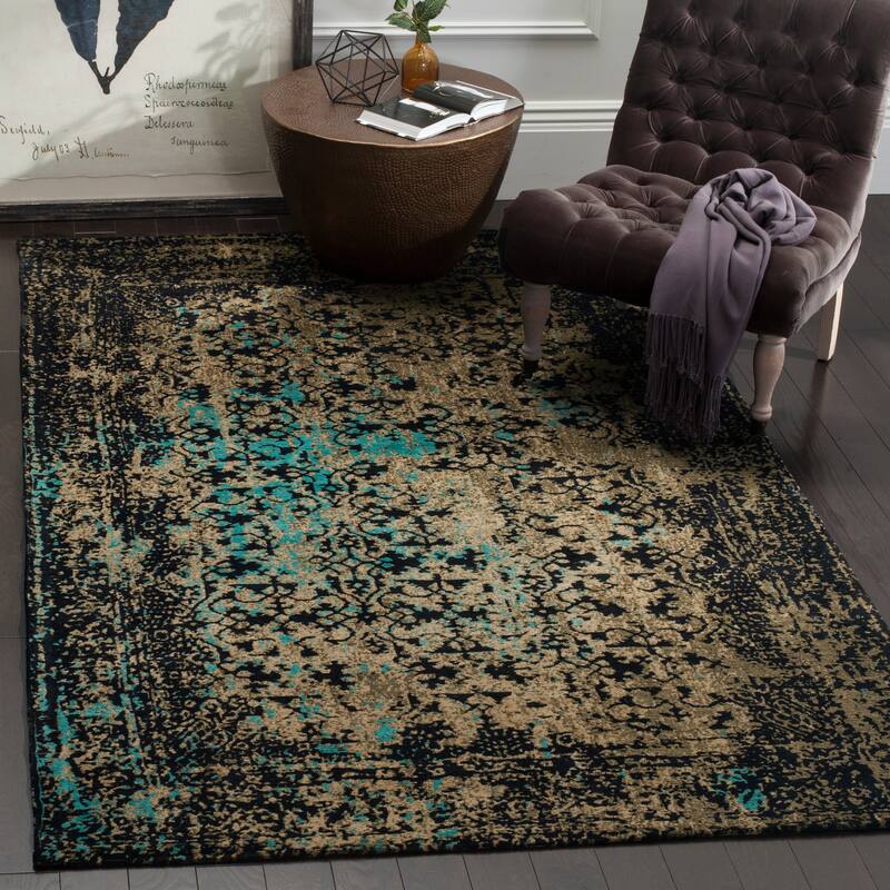 SAFAVIEH Classic Vintage Boho Milyonka Distressed Oriental Cotton Rug